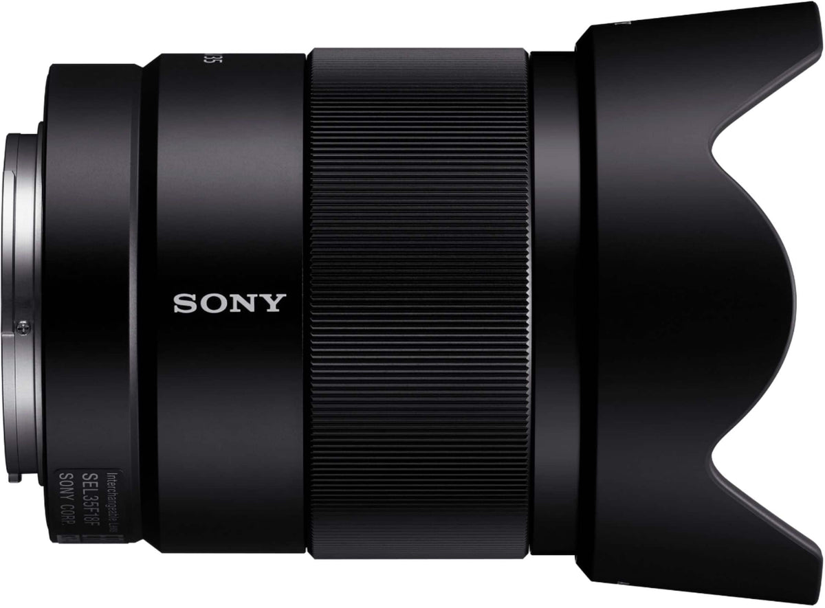 Sony - 35mm f/1.8 FE Wide-Angle Lens for Select E-Mount Cameras - Black