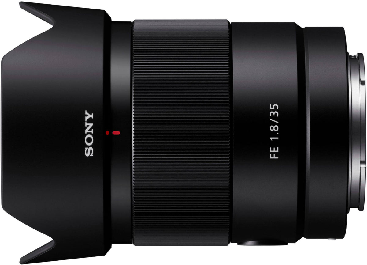 Sony - 35mm f/1.8 FE Wide-Angle Lens for Select E-Mount Cameras - Black