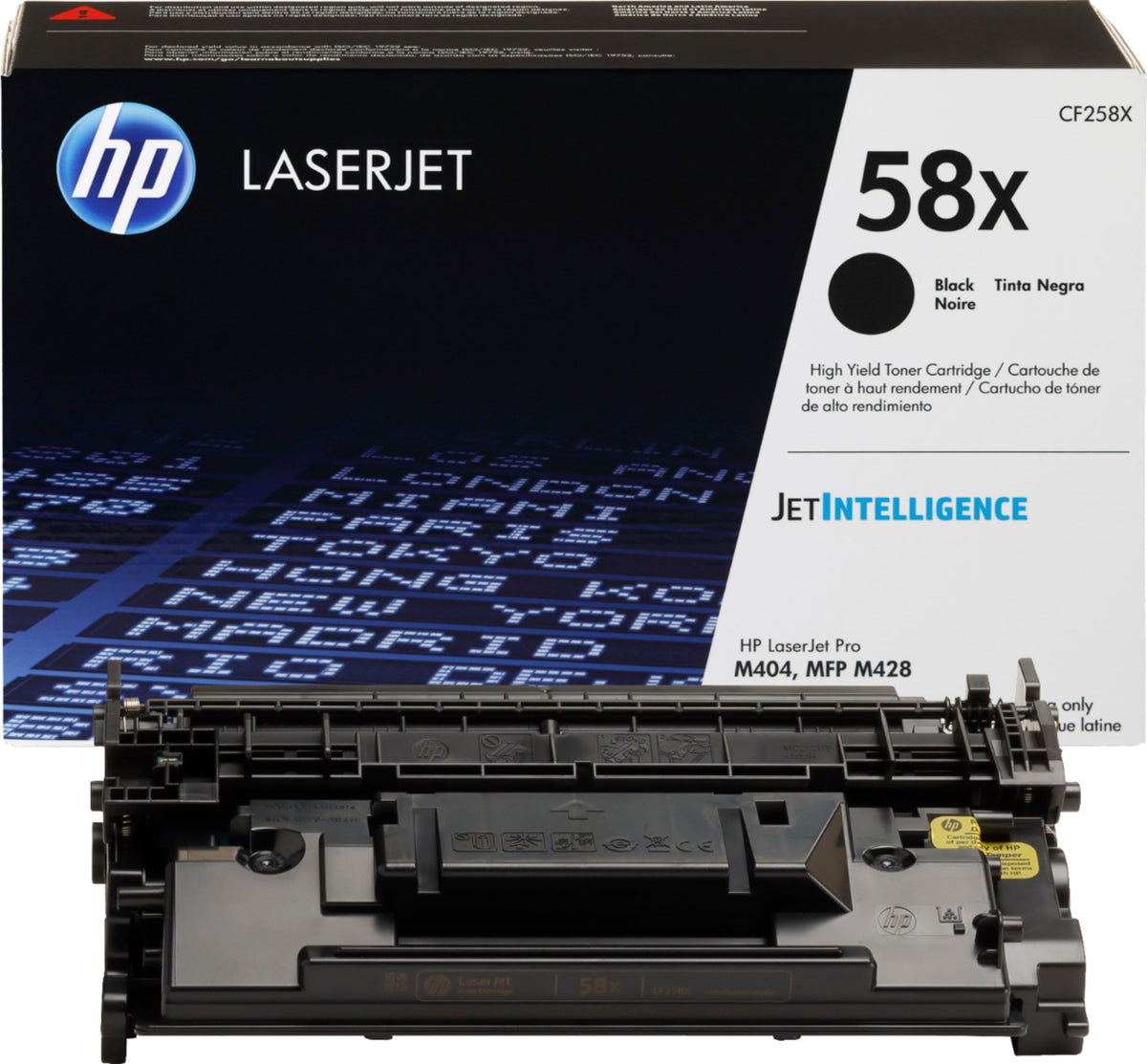 HP - 58X High-Yield Toner Cartridge - Black