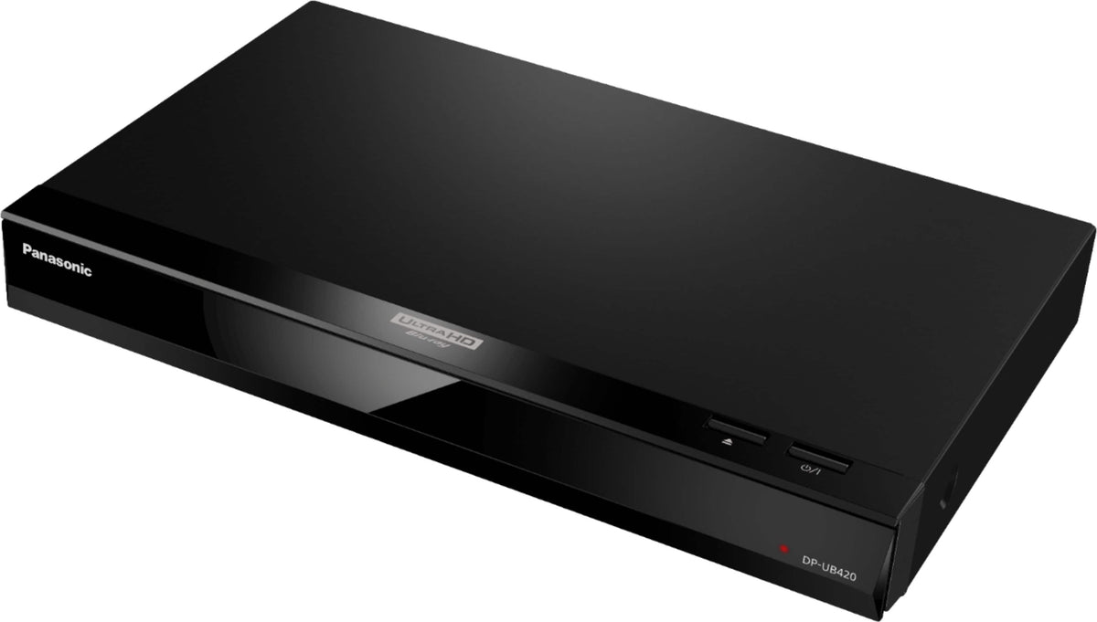 Panasonic - Streaming 4K Ultra HD Hi-Res Audio DVD/CD/3D Wi-Fi Built-In Blu-Ray Player, DP-UB420-K - Black