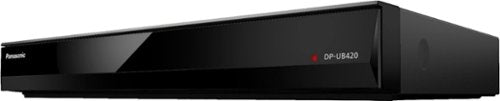Panasonic - Streaming 4K Ultra HD Hi-Res Audio DVD/CD/3D Wi-Fi Built-In Blu-Ray Player, DP-UB420-K - Black