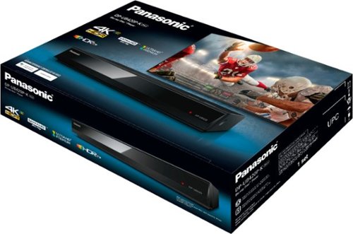 Panasonic - Streaming 4K Ultra HD Hi-Res Audio DVD/CD/3D Wi-Fi Built-In Blu-Ray Player, DP-UB420-K - Black