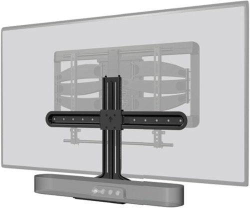 Sanus - Soundbar TV Mount Designed for the Sonos Beam Soundbar - Gen 1, 2 - Compatible with TVs 37"-70" - Black