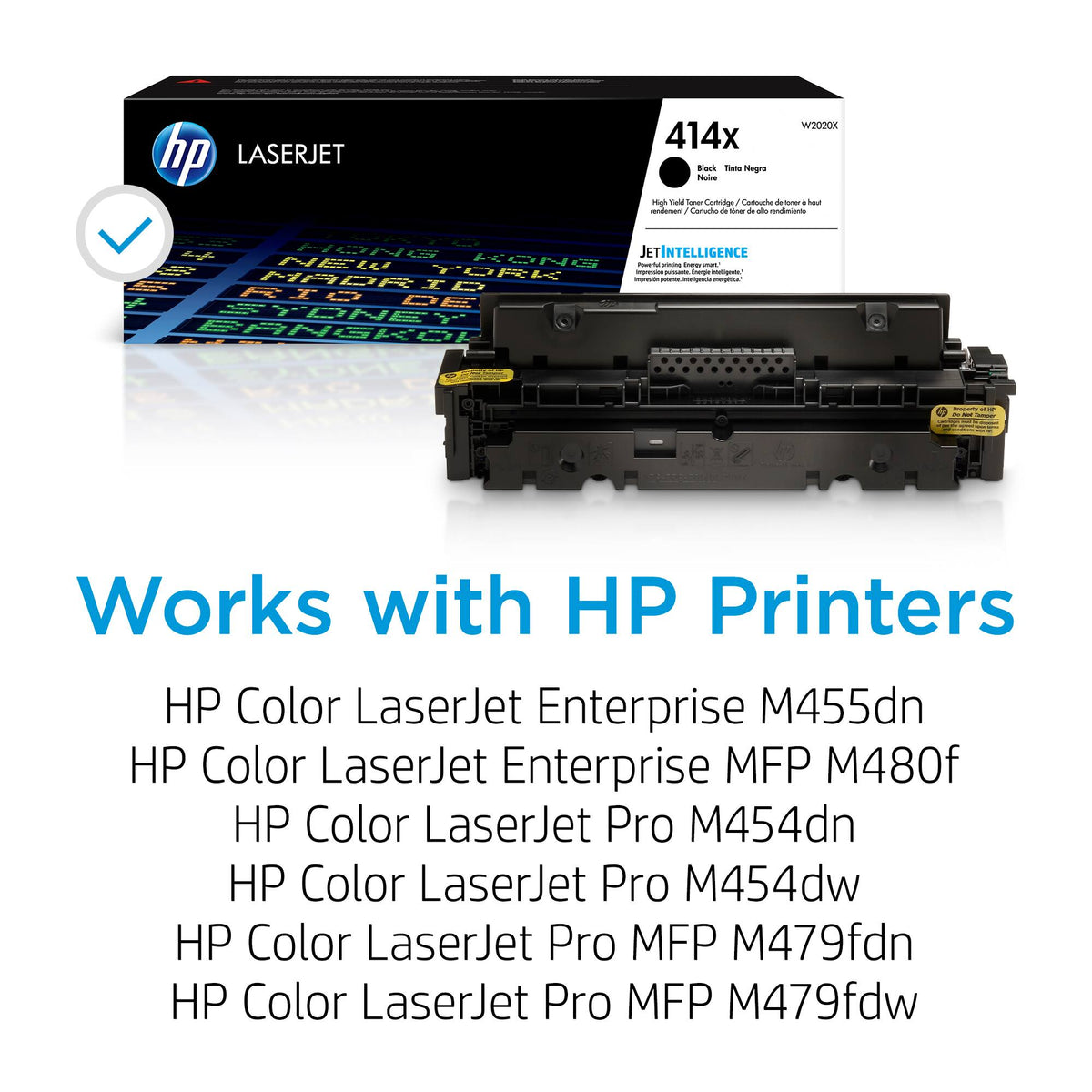 HP - 414X High-Yield Toner Cartridge - Black