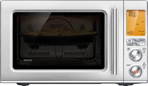 Breville - the Combi Wave 3 in 1 1.1 Cu. Ft. Convection Microwave - Brushed Stainless Steel
