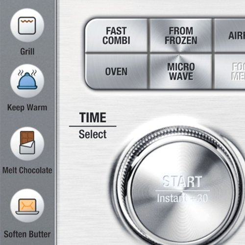 Breville - the Combi Wave 3 in 1 1.1 Cu. Ft. Convection Microwave - Brushed Stainless Steel