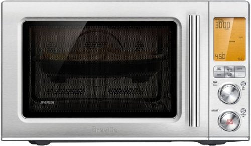 Breville - the Combi Wave 3 in 1 1.1 Cu. Ft. Convection Microwave - Brushed Stainless Steel