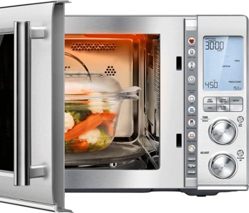 Breville - the Combi Wave 3 in 1 1.1 Cu. Ft. Convection Microwave - Brushed Stainless Steel