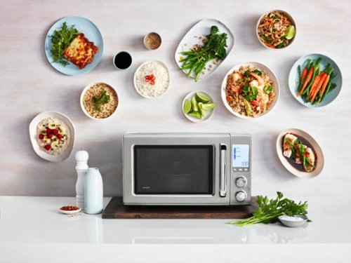 Breville - the Smooth Wave 1.2 Cu. Ft. Microwave - Stainless Steel