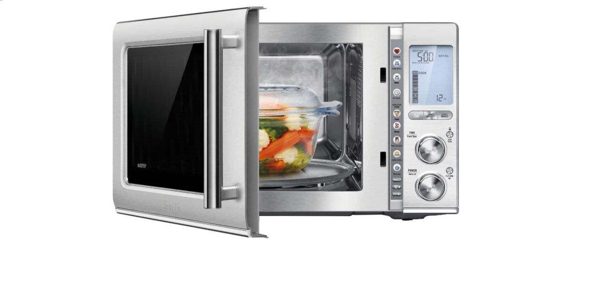 Breville - the Smooth Wave 1.2 Cu. Ft. Microwave - Stainless Steel