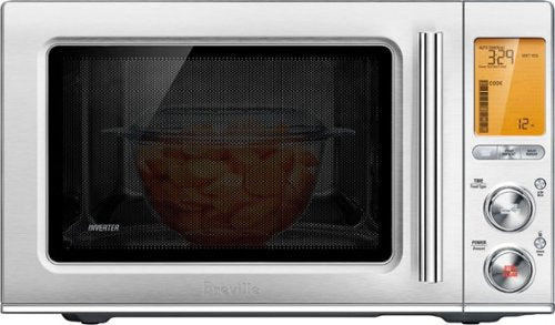 Breville - the Smooth Wave 1.2 Cu. Ft. Microwave - Stainless Steel