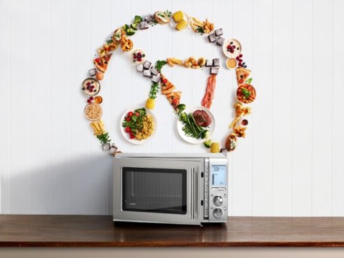 Breville - the Smooth Wave 1.2 Cu. Ft. Microwave - Stainless Steel