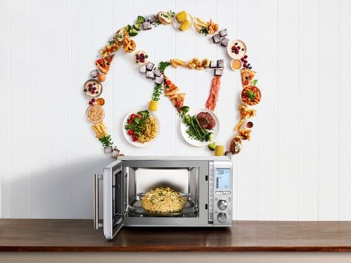 Breville - the Smooth Wave 1.2 Cu. Ft. Microwave - Stainless Steel