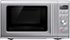 Breville - the Compact Wave Soft Close 0.9 Cu. Ft. Microwave - Silver