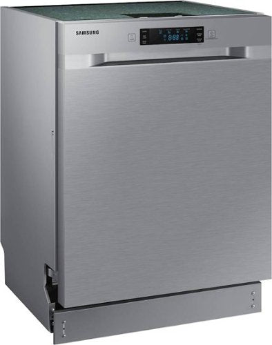 Samsung - 24" Front Control Built-In Stainless Steel Tub Dishwasher, ADA Compliant, 52 dBA - Stainless Steel