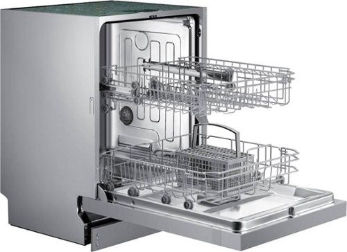Samsung - 24" Front Control Built-In Stainless Steel Tub Dishwasher, ADA Compliant, 52 dBA - Stainless Steel