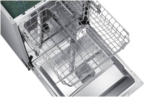 Samsung - 24" Front Control Built-In Stainless Steel Tub Dishwasher, ADA Compliant, 52 dBA - Stainless Steel