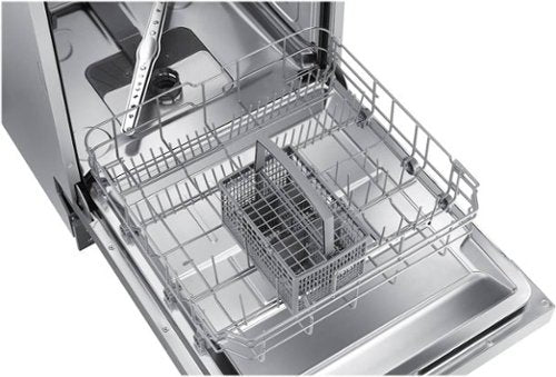 Samsung - 24" Front Control Built-In Stainless Steel Tub Dishwasher, ADA Compliant, 52 dBA - Stainless Steel