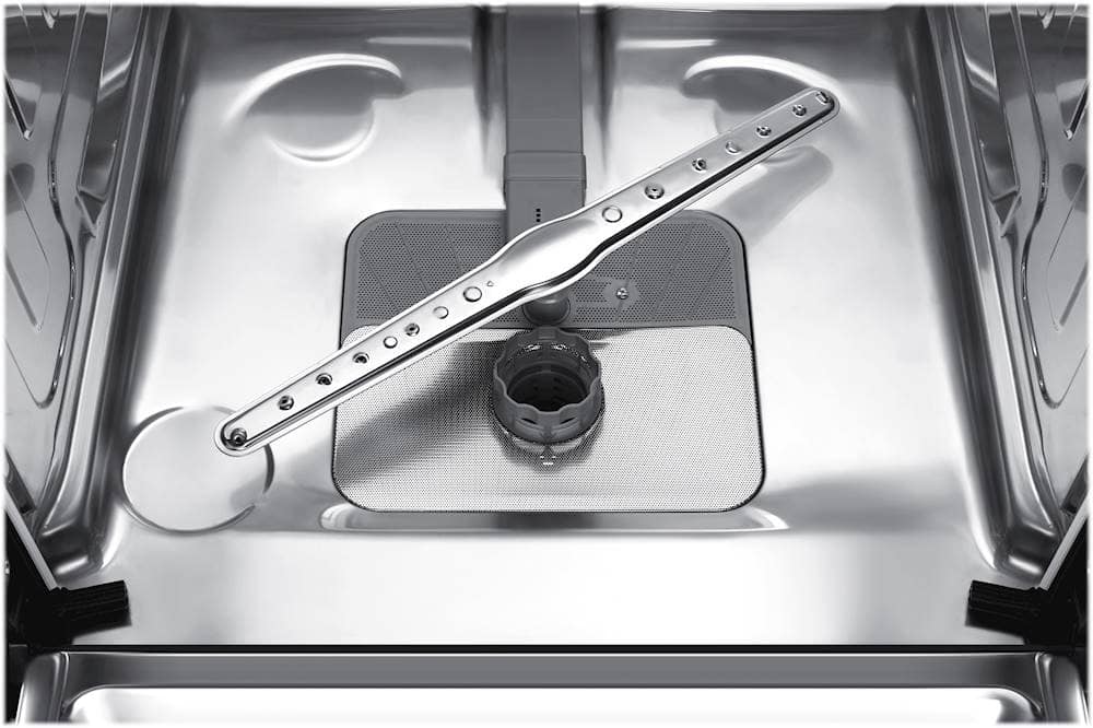 Samsung - 24" Front Control Built-In Stainless Steel Tub Dishwasher, ADA Compliant, 52 dBA - Stainless Steel