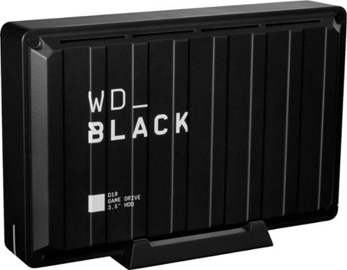 WD - D10 8TB External USB 3.2 Gen 1 Portable Hard Drive - Black