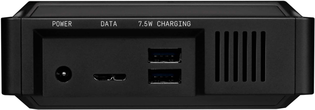 WD - D10 8TB External USB 3.2 Gen 1 Portable Hard Drive - Black