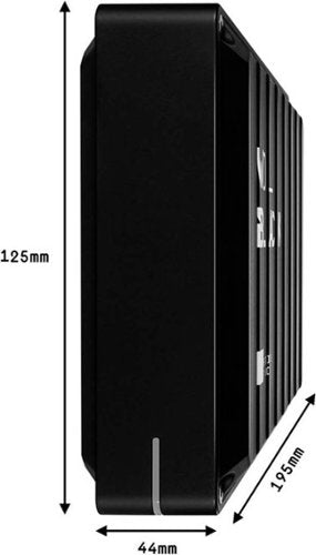 WD - D10 8TB External USB 3.2 Gen 1 Portable Hard Drive - Black