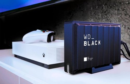 WD - D10 8TB External USB 3.2 Gen 1 Portable Hard Drive - Black