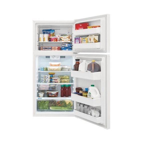Frigidaire - 30 in. Wide 13.9 Cu. Ft. Top-Freezer Refrigerator - White