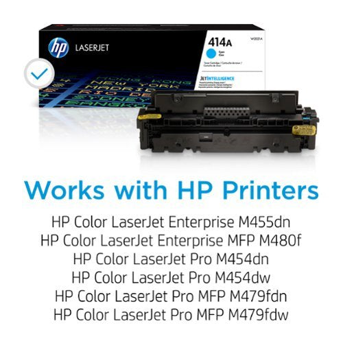 HP - 414A Standard Capacity Toner Cartridge - Cyan