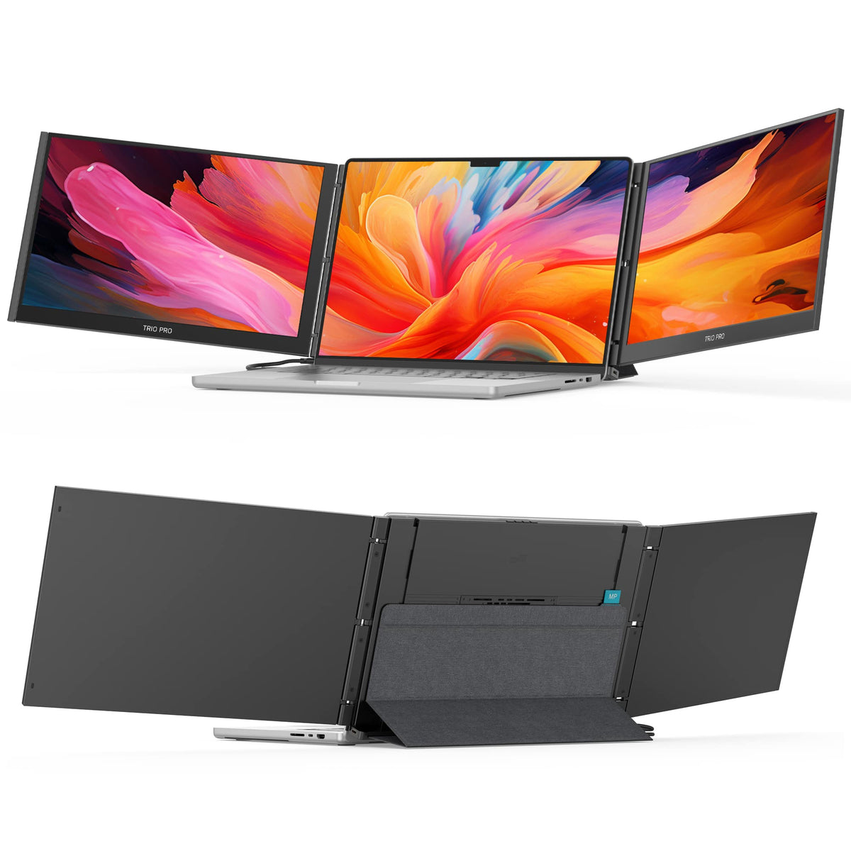 Mobile Pixels - Trio 3 Pro 14.1" Portable Monitor - Black