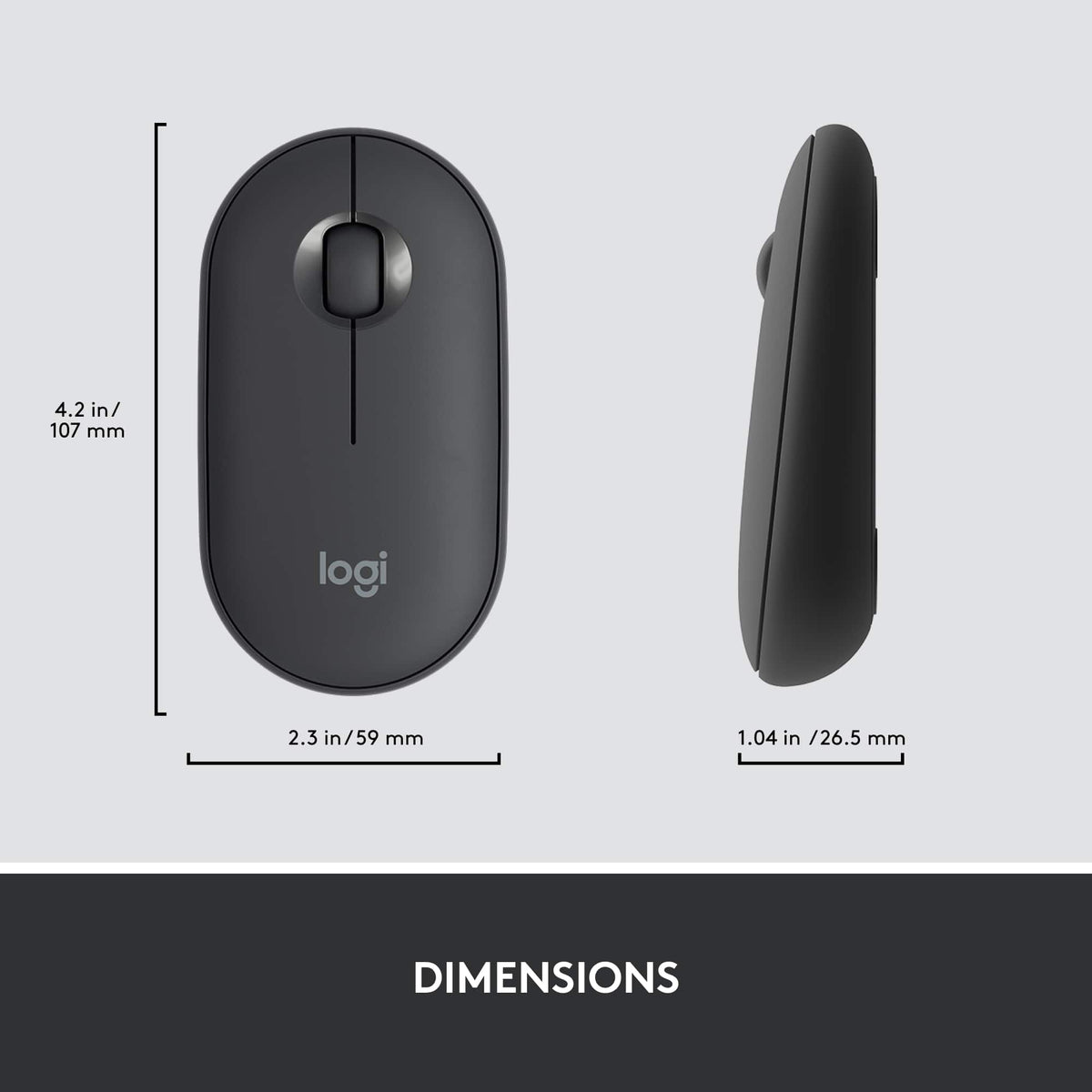 Logitech - MK470 Full-size Wireless Scissor Keyboard and Mouse Bundle for Windows with Quiet clicks - Black/Gray
