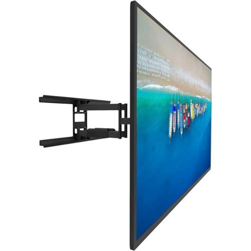Kanto - Full-Motion TV Wall Mount for Most 40" - 90" TVs - Extends 28" - Black