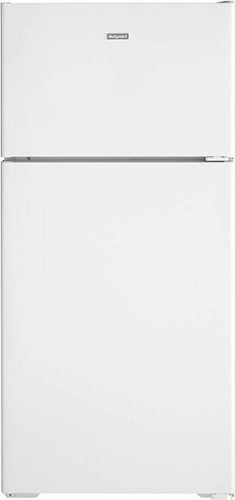 Hotpoint - 28 in. Wide 15.6 Cu. Ft. Top-Freezer Refrigerator with LED Interior Lighting - White
