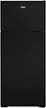 Hotpoint - 28 in. Wide 17.5 Cu. Ft. Top-Freezer Refrigerator with LED Interior Lighting - Black