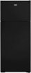 Hotpoint - 28 in. Wide 17.5 Cu. Ft. Top-Freezer Refrigerator with LED Interior Lighting - Black