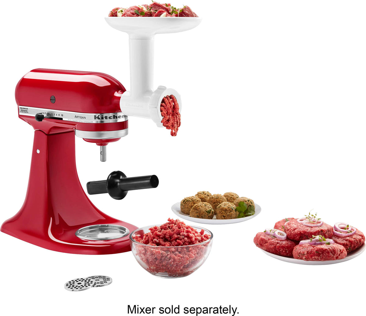 KitchenAid - Food Grinder Attachment for Stand Mixer - White