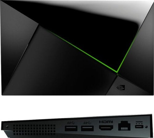 NVIDIA - SHIELD Android TV Pro - 16GB - 4K HDR Streaming Device with Google Assistant and GeForce NOW - Black
