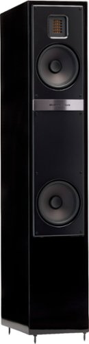 MartinLogan - Motion Dual 5-1/2" Passive 2.5-Way Floor Speaker (Each) - Gloss Black