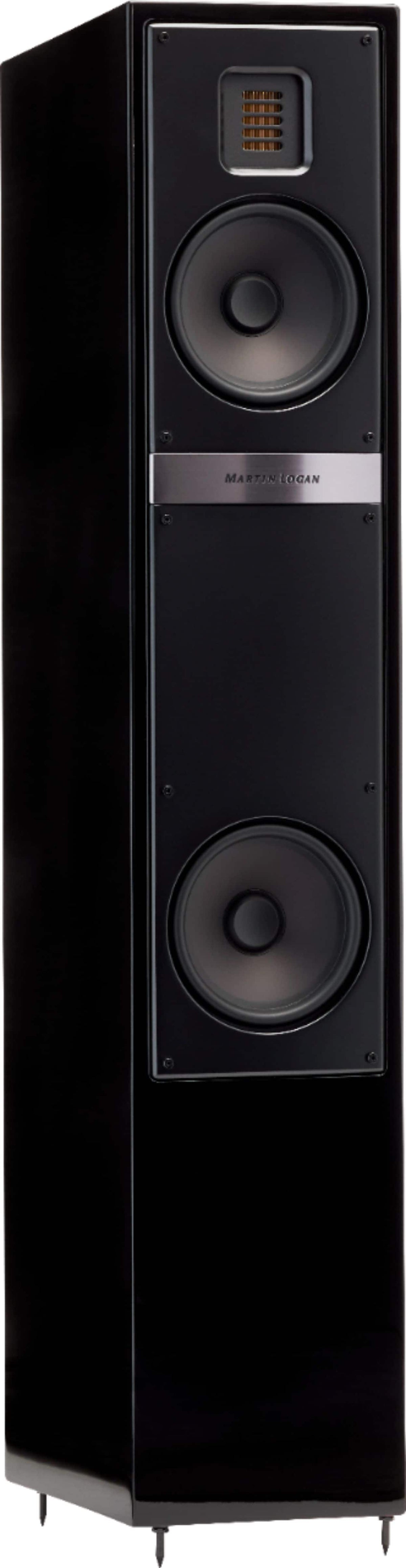 MartinLogan - Motion Dual 5-1/2" Passive 2.5-Way Floor Speaker (Each) - Gloss Black