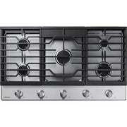 Samsung - 36" Built-In Gas Cooktop with 5 Burners - Stainless Steel