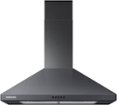 Samsung - 30 inches - Externally Vented & Recirculating - Wall Range Hood - Black Stainless Steel