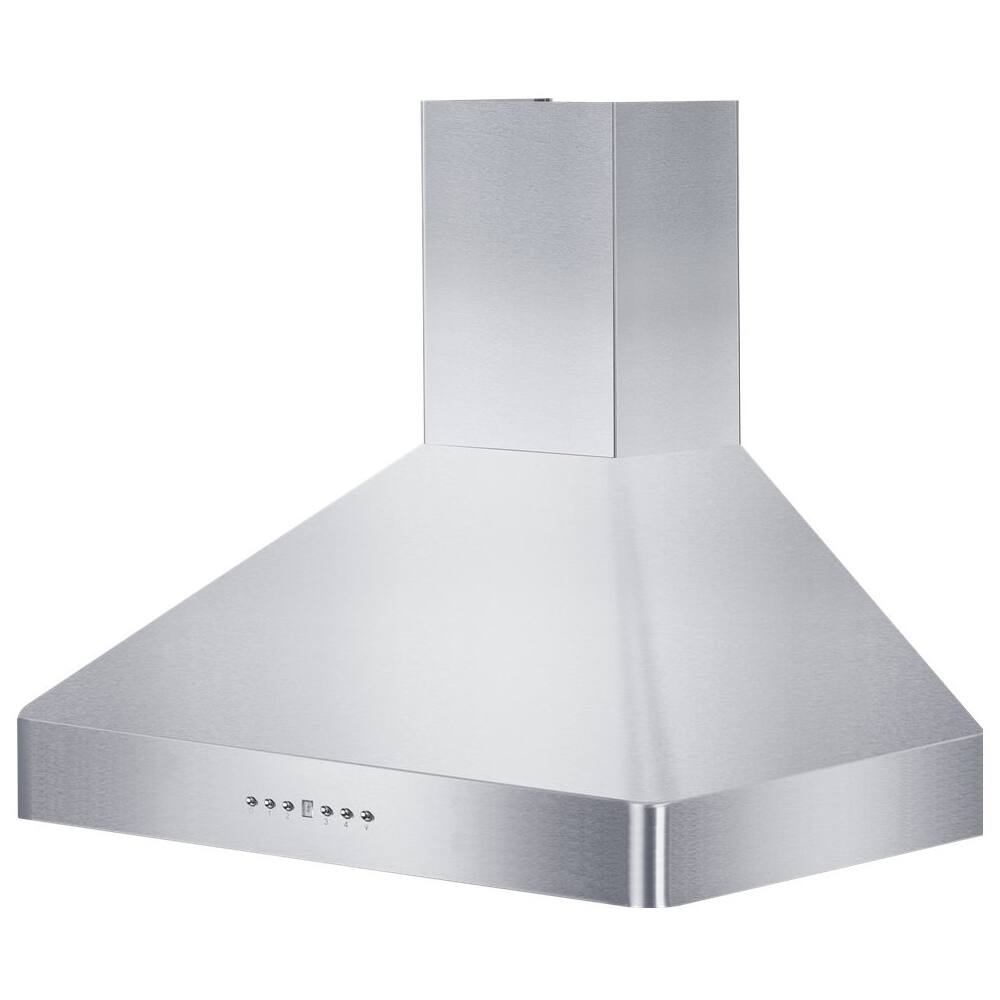 ZLINE - 36 inches - Externally Vented - Wall Range Hood - Brushed Stainless Steel