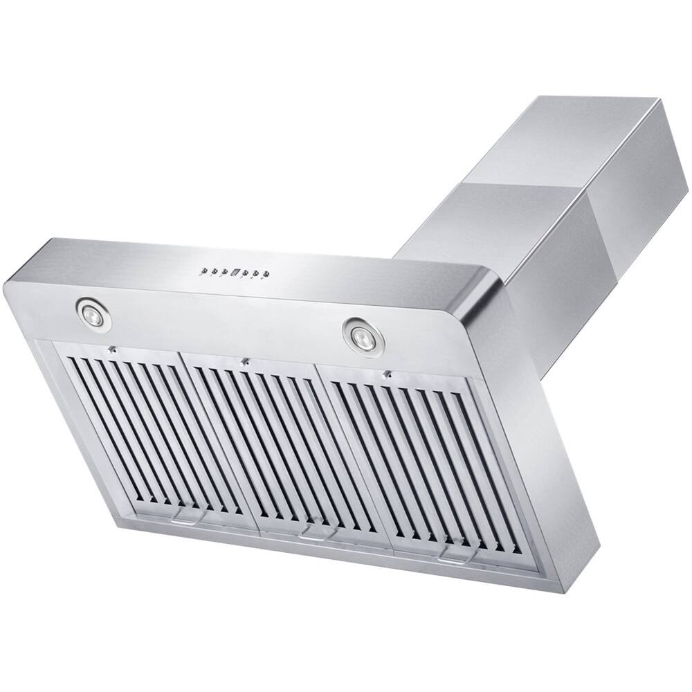 ZLINE - 36 inches - Externally Vented - Wall Range Hood - Brushed Stainless Steel