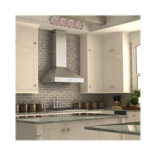ZLINE - 36 inches - Externally Vented - Wall Range Hood - Brushed Stainless Steel