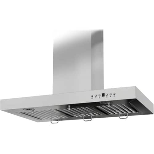 ZLINE - 48 inches - Externally Vented - Island Range Hood - Stainless Steel