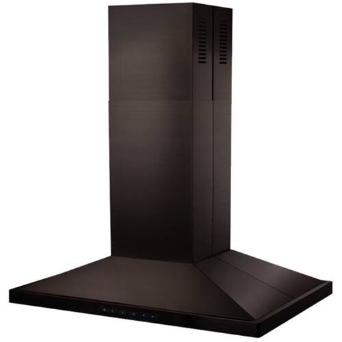 ZLINE - 36 inches - Externally Vented - Island Range Hood - Stainless Steel