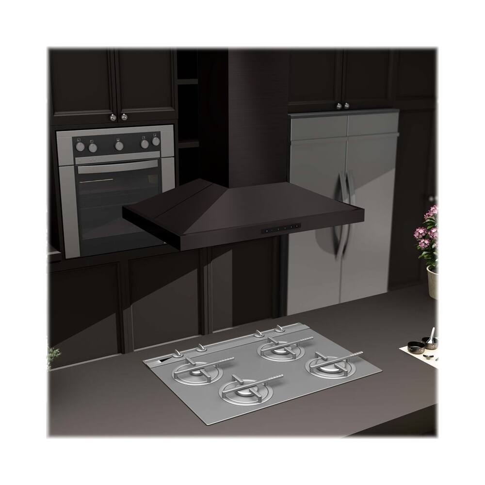 ZLINE - 36 inches - Externally Vented - Island Range Hood - Stainless Steel