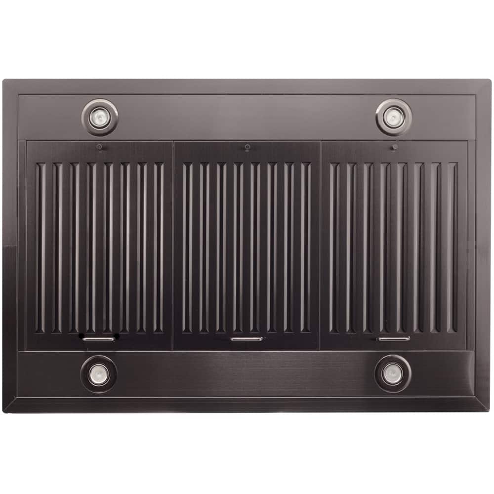 ZLINE - 30 inches - Externally Vented - Island Range Hood - Stainless Steel