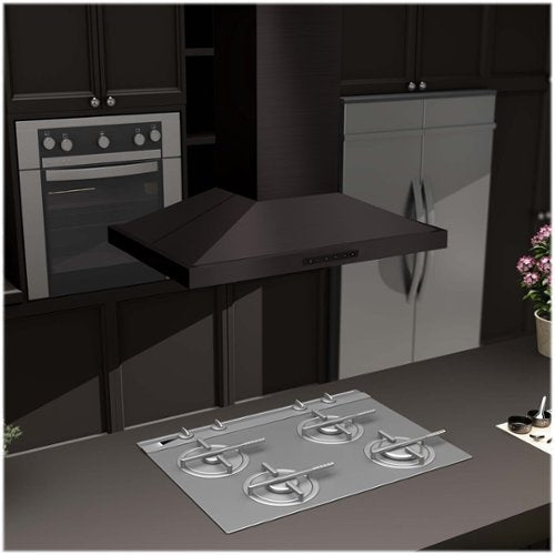 ZLINE - 30 inches - Externally Vented - Island Range Hood - Stainless Steel