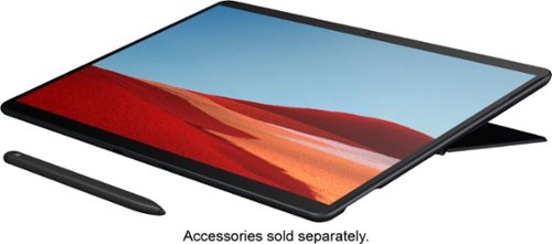 Geek Squad Refurbished Good - Surface Pro X - 13" Touch Screen - Microsoft SQ1 - 16GB Memory - Matte Black